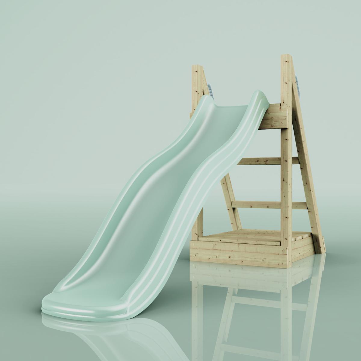 Toboggan - TP TOYS - 968JS11 - 3 marches - 1,75 m ondulé - Métal Toboggan - TP TOYS - 968JS11 - 3 marches - 1,75 m ondulé - Métal