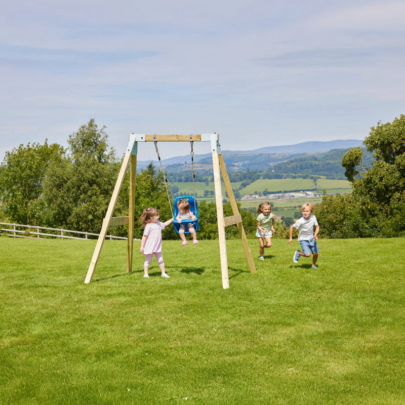 Combien d’espace est nécessaire pour un ensemble de balançoires?