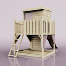 Cabane enfant sur pilotis PolarPlay Aurores boréales