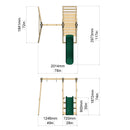 Balançoire REBO Hortensia