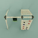 Portique à grimper REBO Violette