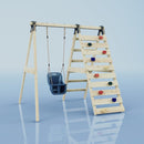 Portique à grimper REBO Violette