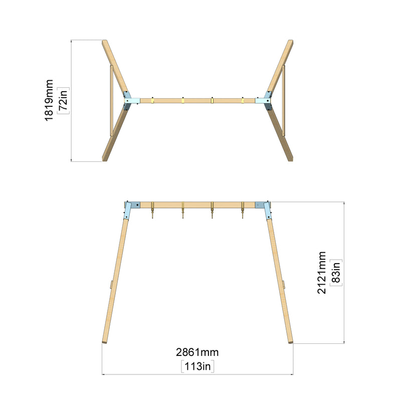 Balançoire PolarPlay Papillon de nuit