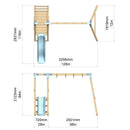 Balançoire PolarPlay Paon