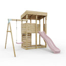 Aire de jeux ClassicPlay Géant avec balançoire simple et toboggan