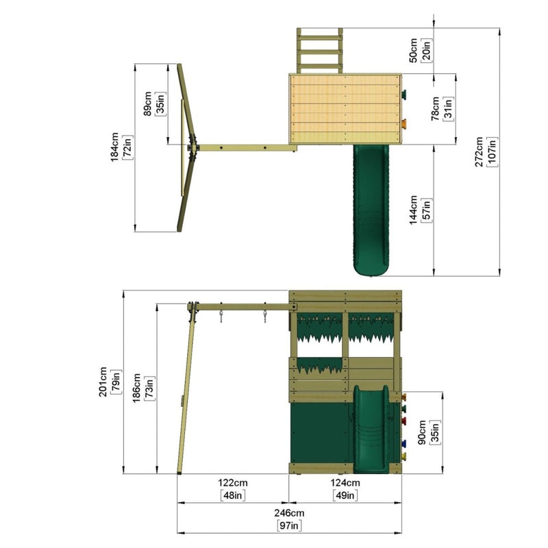 Aire de jeux OutdoorToys Yellowstone
